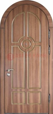 Арочная дверь с отделкой массивом ДА-35 в Коломне