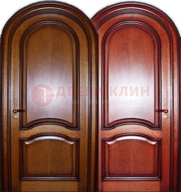 Входная арочная дверь МДФ внутри ДА-5 для сельского дома в Коломне