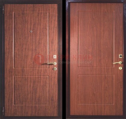 Фрезированная металлическая дверь с МДФ ДМ-182 в Коломне