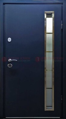 Металлическая дверь с порошковым покрытием и МДФ Белый дуб ДП-219 в Коломне