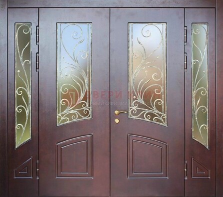Парадная дверь ДПР-58 с остеклением в Коломне