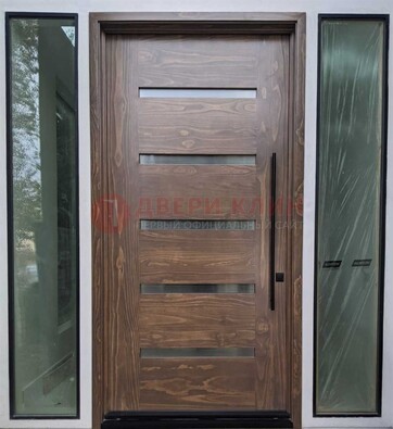 Железная дверь с виноритом и фрамугами ДВТ-189 в Коломне